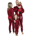 Lazy One Flapjacks, Matching Pajamas for The Dog, Baby, Kids, Teens, and Adults (Plaid Bear Cheeks, XXX-Large)