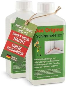 Schimmel-Hex Original – Schimmelentferner, Schimmel-Vernichter & Schimmel-Reiniger für Silikonfugen & Fliesenfugen – Antischimmelmittel & Fugenreiniger für Bad, Dusche, Fenster & Fliesen – 2 x 250 ml