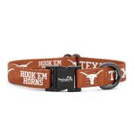 Texas Longhorns Collars and Leashes | Officially Licensed | Fits All Pets! (Small Collar)