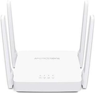 Mercusys AC1200 Wireless Dual Band Router - 4 High Gain External Antennas, MU-MIMO, IPTV & IPv6 Supported, Easy Install (AC10)