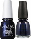 China Glaze Gelaze Tips and Toes Nail Polish, Up All Night, 2 Count