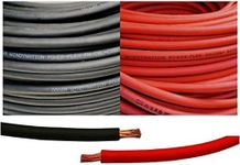 4 Gauge 4 AWG 5 Feet Black + 5 Feet