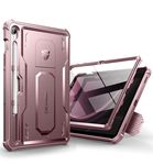 Dexnor Case for Samsung Galaxy Tab S9 FE 10.9 Inch 2023, [Built in Screen Protector & Kickstand] with Pen Holder Heavy Duty Shockproof Full Body Protective Cover for Galaxy Tab S9 FE Case-Pink