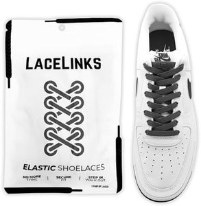 Elastic No Tie Shoe Laces – Quick Lock Stretchy Shoelaces for Adults & Kids, Sneakers, Running and Casual Shoes