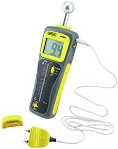 General Tools MMD950 Moisture Meter Pin Type or Pinless Deep Sensing with Sensor and Remote Probe