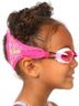 Frogglez Kids Swim Goggles with Pain-Free Strap | Ideal for Ages 3 – 10 in Swimming Lessons | Leakproof, No Hair Pulling, UV Protection | Recommended by Olympic Swimmers (Pink Frogz)