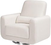 Babyletto Tuba Extra Wide Swivel Glider in Eco-Performance Fabric | Water Repellent & Stain Resistant