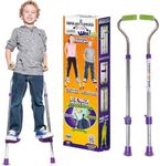 Original Walkaroo Wee Balance Stilts Lite (Aluminum) for Active Play with Adjustable Height for Little Kids & Beginners Ages 4 and up to 110lbs