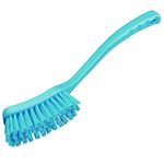 Hillbrush Hygiene D9B Professional Stiff 406 mm Long Handled Brush, Blue