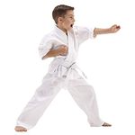 Addiction Karate dress Costume FOR MEN WOMEN/Martial Art Costume/Dress for Boy & Girls-Color-White (32)