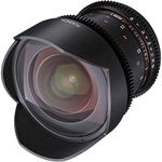 Rokinon DS14M-NEX Cine DS 14mm T3.1 ED AS IF UMC Full Frame Cine Wide Angle Lens for Sony E 14-14mm Fixed Lens for Sony Alpha Cameras