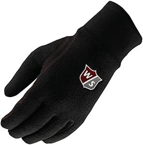 Wilson Men's W/S Winter Gloves Golf Gloves, Black, Medium/Large