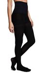 Commando Women's Control Top Ultimate Opaque Matte Tights, Black, Medium