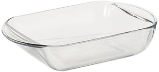 Anchor Hocking 77887 Fire-King Square Cake Dish, Glass, 8-Inch