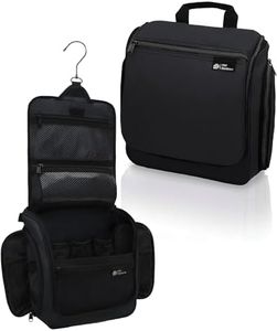 DD D&D Wanderlust D&D Hanging Travel Toiletry Bag for Men and Women - Extra Large Toiletries Organizer Kit with 10 Compartments, YKK Zippers, XXL Metal Swivel Hook, Water-Resistant Nylon