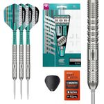 Target Darts Hydro Steel Tip Dart Set, 24G (Barrel 01) | 90% Tungsten Darts, Silver Swiss Point Tips, Pro Grip Tag Shafts & Pro Ultra No.6 Flights, SP Tool Included | Professional Dart Sets