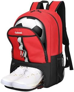 Goloni Youth Soccer Bag,Basketball Bag with Ball Compartment & Shoe Compartment,Backpack for Football Volleyball Basketball