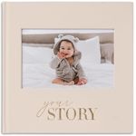 Baby Memory Book & Scrapbook | Baby Photo Album Keepsake | New Baby Photo Album Gift for Newborn Baby Boy & Girl | Great For Expecting Mums