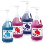 Sno-Cone Syrups - Four Gallons with