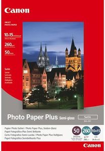 Canon SG2014X6 Semi Gloss 260 GSM Photo Paper, 4 x 6 Inches (20 Sheets)