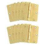 Design House 181347 10-Pack Door Hinge Bearing 3.5", Satin Brass