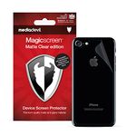 MediaDevil Back (Rear) Screen Protector for iPhone SE (2022/2020), iPhone 8 and iPhone 7, Matte Clear [2 x Back Protectors]