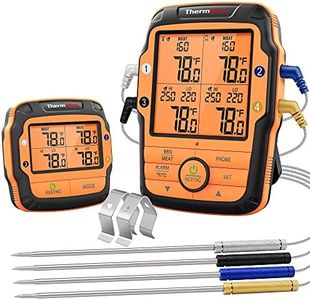 ThermoPro TP27 500FT Long Range Wireless Meat Thermometer for Grilling and Smoking with 4 Probes Smoker BBQ Grill Kitchen Food Cooking Digital Thermometer for Meat