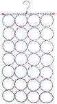 SUNTRADE 28 Ring Scarf Hanger,Scarf, Ties, Belts, Socks Organizer for Home Bedroom, Bathroom, Living Room,RANDOM COLOR