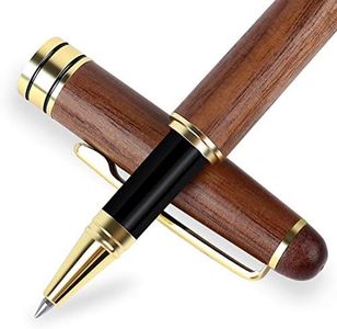 BEILUNER Luxury Walnut Ballpoint Pen Writing Set - Elegant Fancy Nice Gift Pen Set for Signature Executive Business Office Supplies - Gift Boxed with Extra Refills