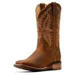 Ariat womens West Bound Western Boot, Sassy Brown, 9