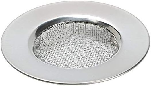 TRIXES Sink Strainer for Shower, Plug Hole Hair Catcher - Bath or Kitchen Sinks Stainless Steel Sink Drain Filter. 3" 7.6cm Outer Diameter