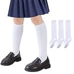 Girls Knee High Socks/Cable Knit/Ri