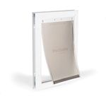 PetSafe, Aluminium Pet Door, Solid Design, Easy Install, Staywell, For Pets Up To 18 kg,White,Medium