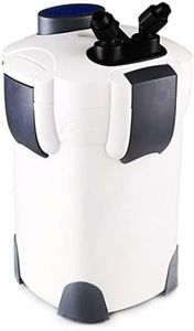 Marine Color sunsun HW-302 3-Stage External Canister Aquarium Filter 264GPH Come with Filter Media, it is Ready for use