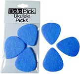 BoloPick Ukulele Picks, 6 Piece Original Recipe Felt Uke Picks for Ukulele, Guitar, Bass, Autoharp, Banjo