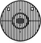 Hiorucet 19.5" Cast Iron Round Grate for Akorn Kamado Ceramic Grill, Char Griller Akorn 16620, E56720, 16820, Char-Griller E16620, Pit Boss K24, Louisiana Grills K24, Cooking Grid for Akorn Grill.