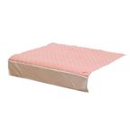 Kylie Premium Bed Pads | Pink | 3 Litre | Single Bed 91 x 91cm | Washable Absorbent Incontinence Sheets | Waterproof Backing | 50cm Mattress Tuck Flaps on Each Side