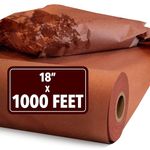 Pink Butcher Paper Roll in Bulk | 18" x 1000 FEET | Kraft Butcher Paper Roll for Smoker and Wrapping Meat & Brisket | Food Grade Peach Wrapping Paper for Cooking, BBQ, Storing | 18" x 1000ft Roll