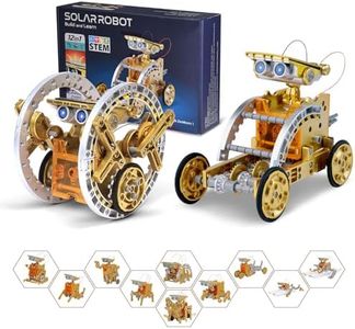 RAESOOT STEM Toys for Kids Age 8-13, 12-in-1 Solar Robot Building Science Kits for Boys Girls Teen Age 9 10 11 12, Engineering Christmas Birthday Gifts for 8+ Year Old Boys