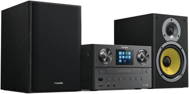 Philips Micro Music System, Black – Compact Stereo Speaker