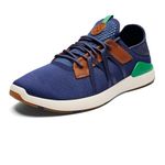 OLUKAI Men's Mio Li Sneaker, Navy/Bamboo, 11.5