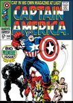 Ata-Boy Marvel Comics Captain America No. 100 2.5" x 3.5" Magnet for Refrigerators and Lockers