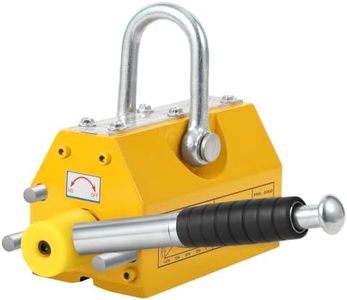 Garvee Magnetic Lifter,6600Lbs Pulling & Lifting Capacity, Heavy Duty Lifting Magnet with Release, Permanent Lift Magnets for Plate Steel, Board, Round Bar, 2.5 Safety Factor Updated Version