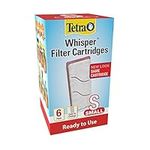 Tetra Whisper Replacement Aquarium Filter Cartridges, Small, 6 Count