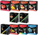 Hydro Herbal Hookah Shisha - [50g X 10 PACK] [500g] - Fruit Lovers Mix - [Premium Flavor - Tobacco, Nicotine Free] Party Mix X2