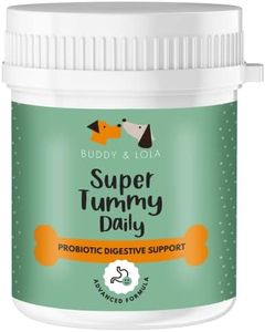 Buddy & Lola Probiotics For Dogs - 300g Powder, Simple To Add To Food - Complete Daily Digestive Support With Probiotics & Prebiotics For Happy Healthy Dogs