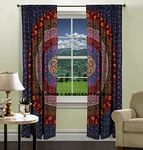 Handicraft-Palace Indian Door Window Balcony Curtains Boho Mandala Drape Valances Curtain Drape Handmade Curtain Tapestry Throw