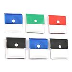 Reccisokz 6 pcs Pocket Ashtray Ash Pouch- Fireproof PVC-Odor Free-Portable Compact- Assorted Color