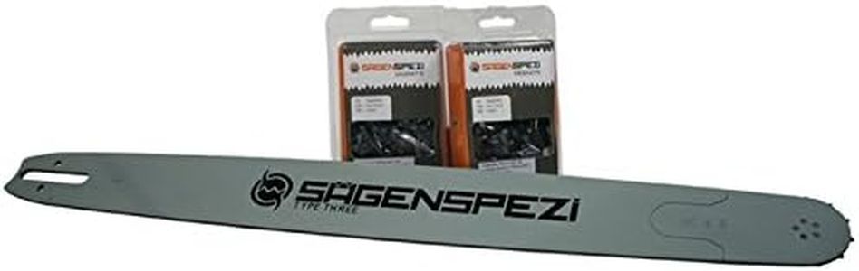 Sägenspezi Guide 90cm 3/8" 1,6mm et 2 chaînes à gouge semi-carrée pour Stihl MS661 MS 661