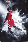 Michael Jordan - Burst Wall Poster